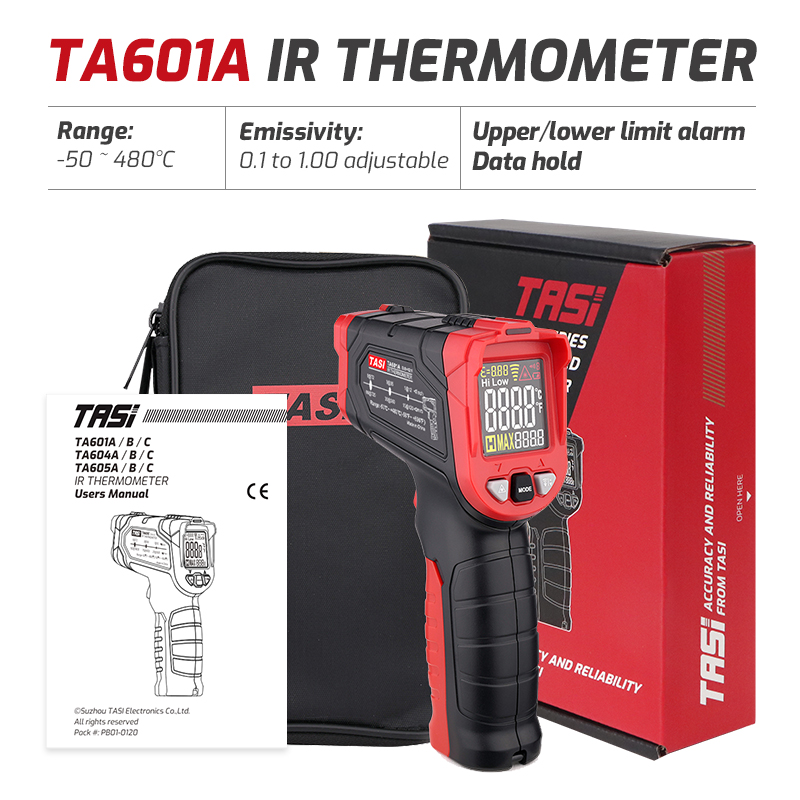Industrial Laser Thermometer - Thermomètre infrarouge TA601A TA601B TA601C, pistolet