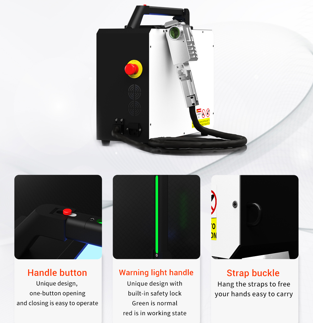 Portable Laser Rust Removal - Nouvelle machine de nettoyage au laser