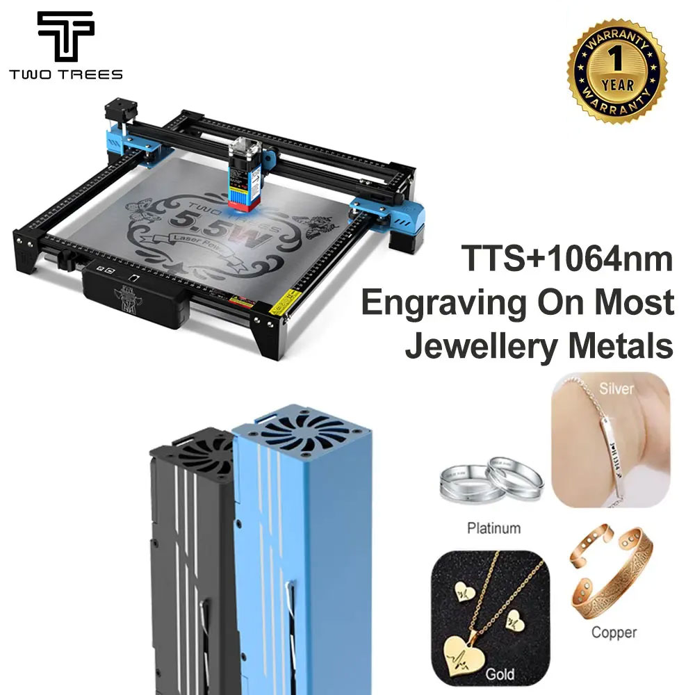 Industrial Laser Technology - TWOTREES TTS-55 Machine de gravure Laser