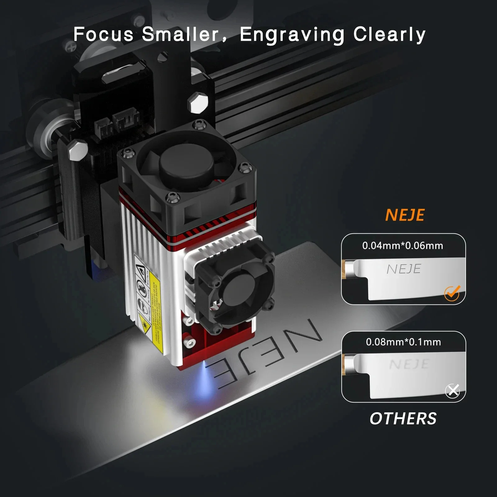 Laser Beam Expander - Module laser Premium NEJE N30820/E30/E40/A40630/A40640 0,5-24W