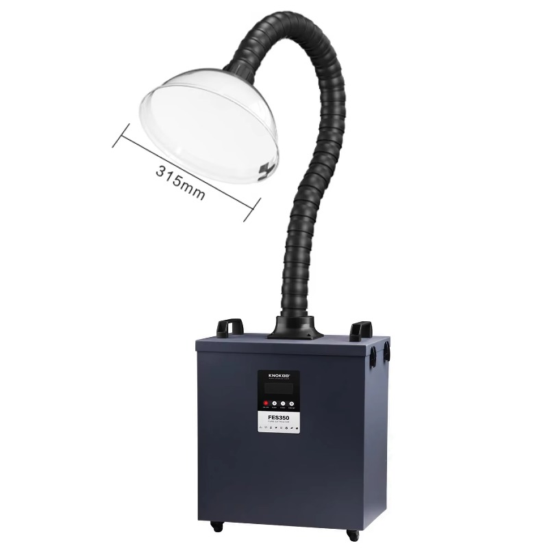 Industrial Print & Laser Inc - Extracteur de fumée industriel KNOKOO 350W,