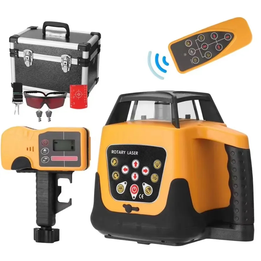 Industrial Laser Alignment - Niveau laser rotatif automatique 500m rouge/vert,