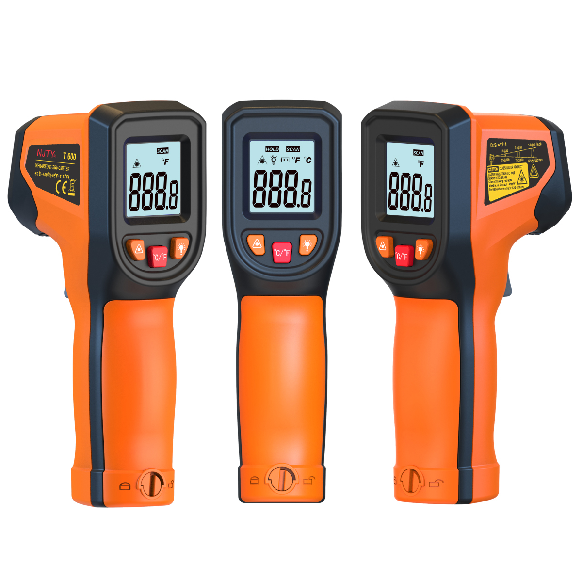 Capteur de thermomètre infraro - Industrial Laser Thermometer avis et prix