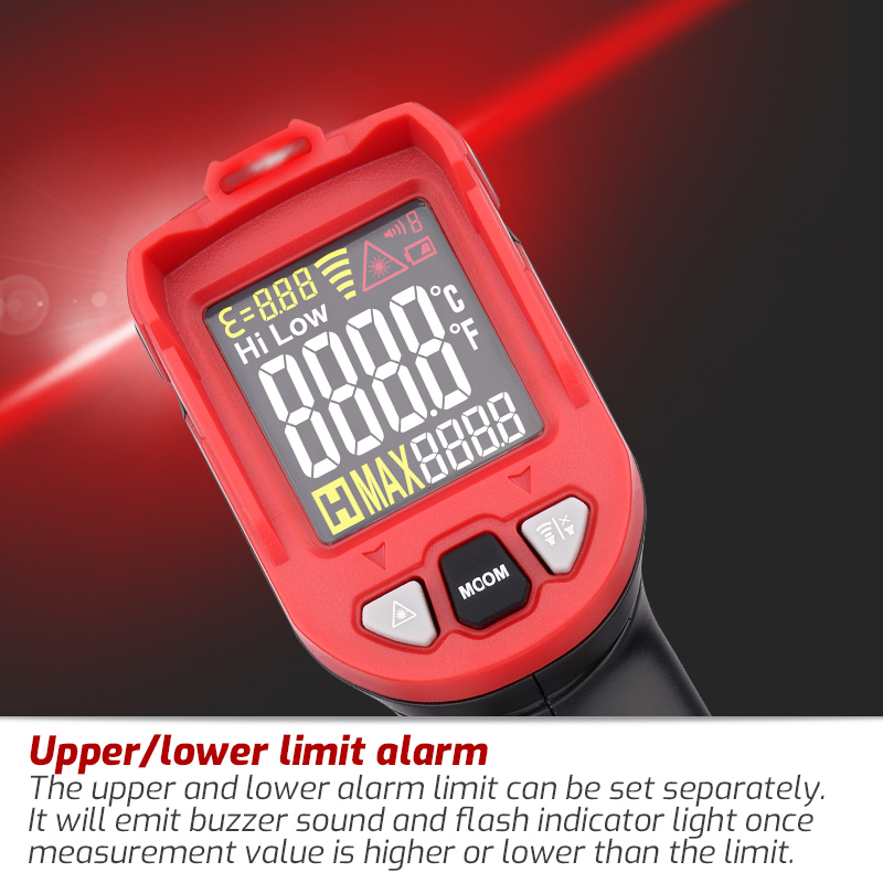Thermomètre infrarouge TA601A  - Industrial Laser Thermometer avis et prix