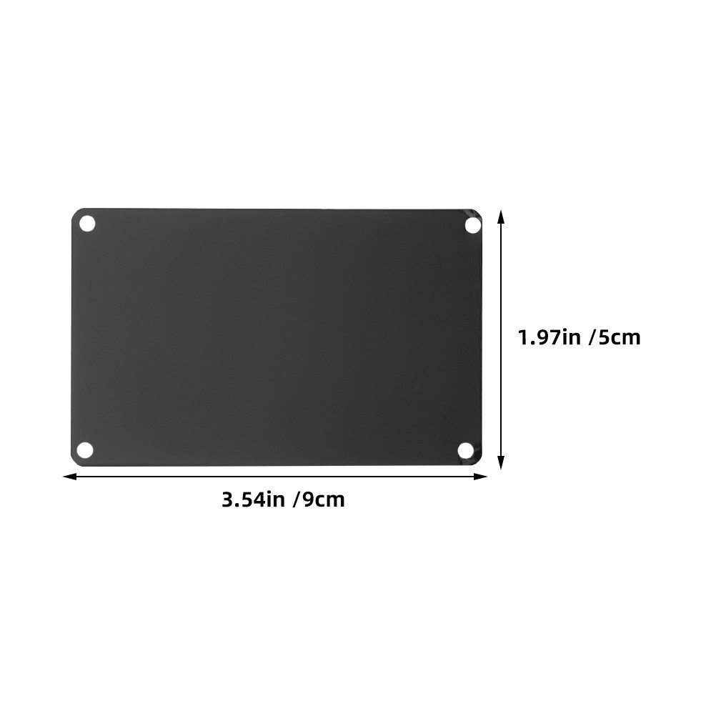 10 plaques métalliques vierges - Industrial Print & Laser Inc avis et prix