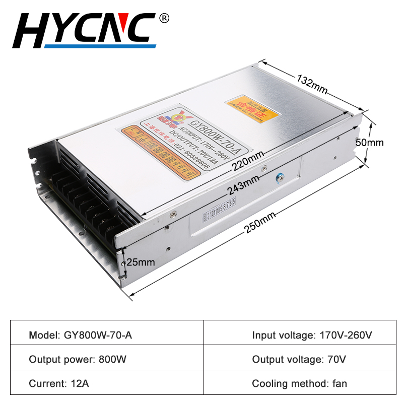 Moteur mocn GY800W-70-A, 70V,  - Industrial Laser Supply avis et prix