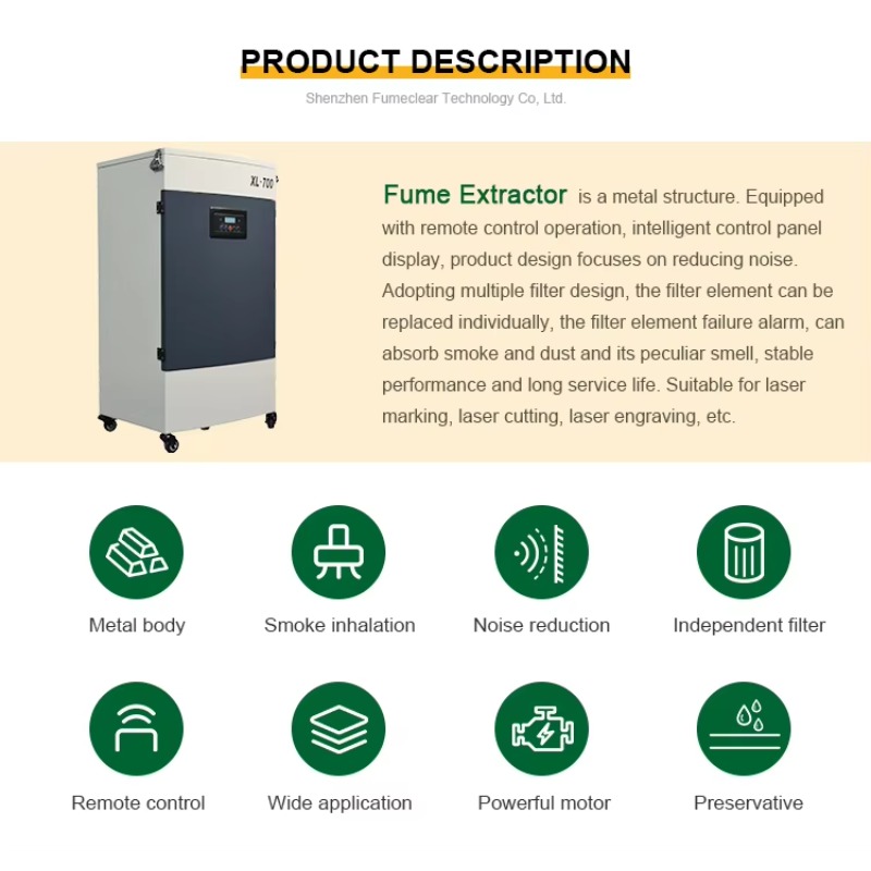 Extracteur de fumée industriel - Industrial Laser Supply avis et prix