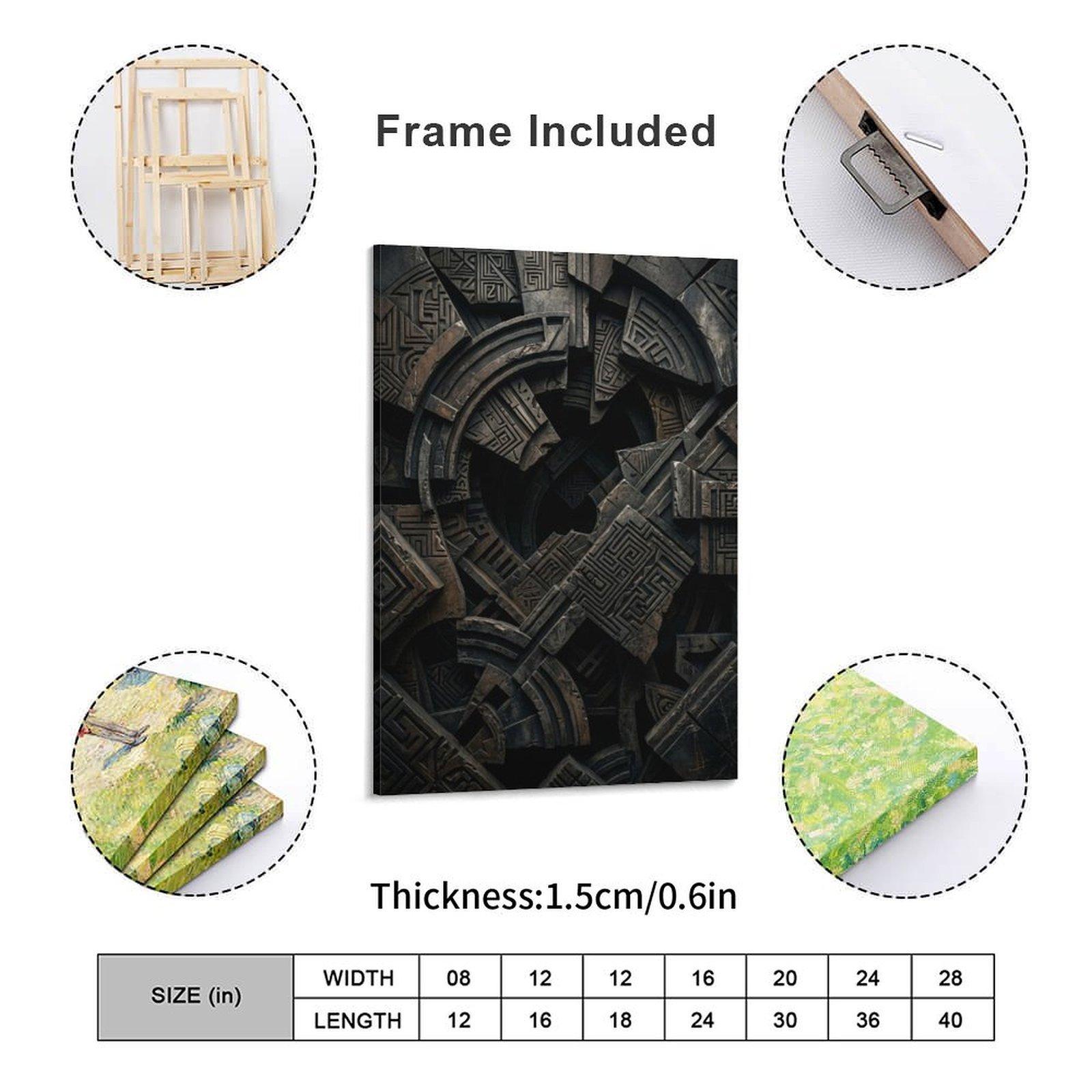 1 toile imprimée sans cadre, m - Industrial Print & Laser Inc avis et prix