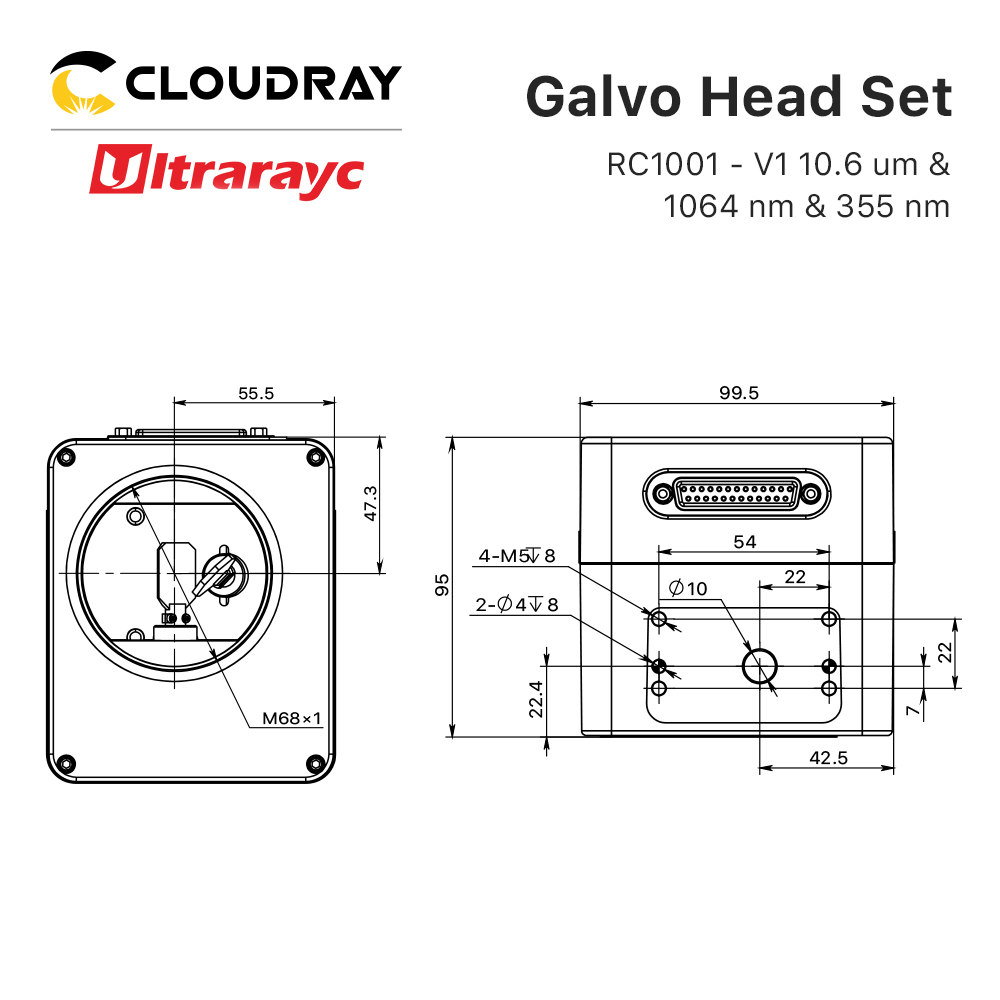 Ultrarayc RC1001-V1 ensemble d - Galvo Scan Head avis et prix