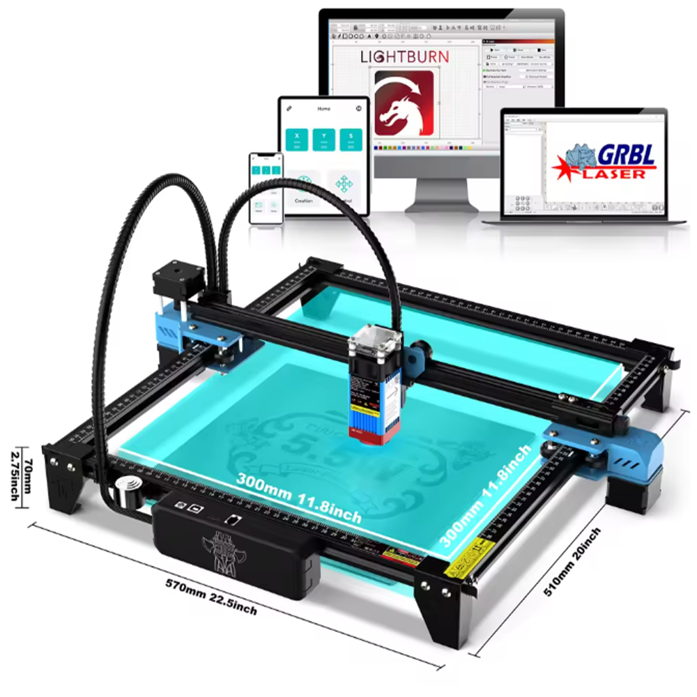 TwoTrees TTS-55 Pro/TTS-10 Pro - Industrial Laser Engraver avis et prix