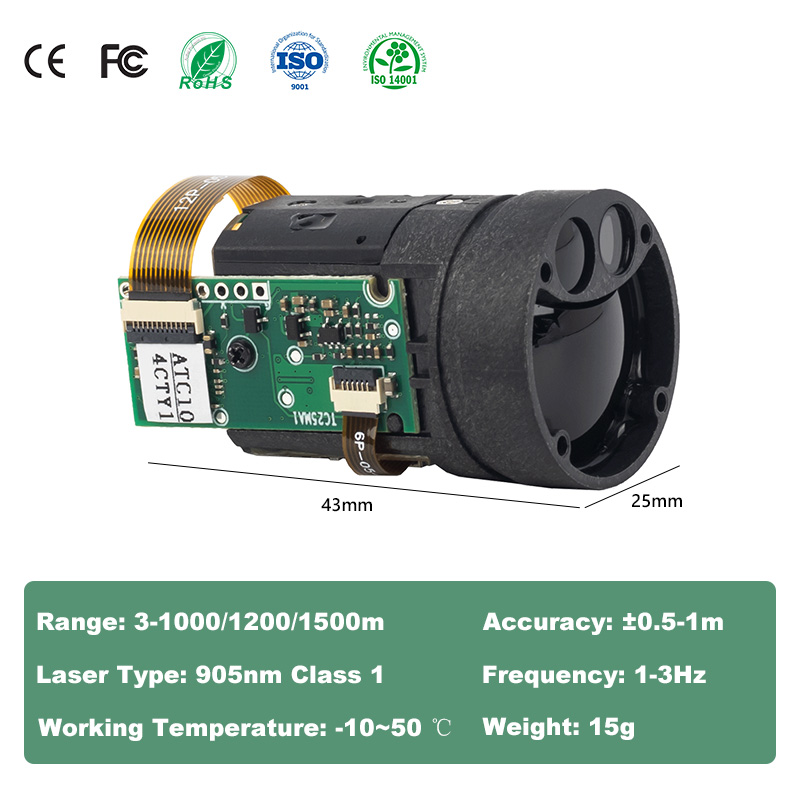 Module de télémètre laser TOF  - Industrial Applications Of Laser avis et prix